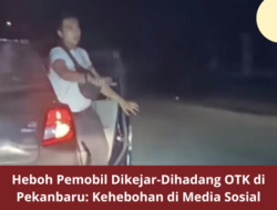 Heboh Pemobil Dikejar-Dihadang OTK di Pekanbaru: Kehebohan di Media Sosial