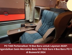 PO TAM Perkenalkan 10 Bus Baru untuk Layanan AKAP: Mengandalkan Sasis Mercedes-Benz OH 1626 Euro 4 Bus Baru PO TAM di Busworld 2024