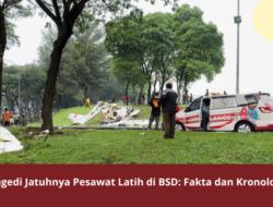 Tragedi Jatuhnya Pesawat Latih di BSD: Fakta dan Kronologi