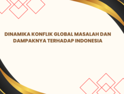 Dinamika Konflik Global Masalah dan Dampaknya Terhadap Indonesia