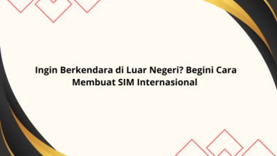 Berkendara di Luar Negeri