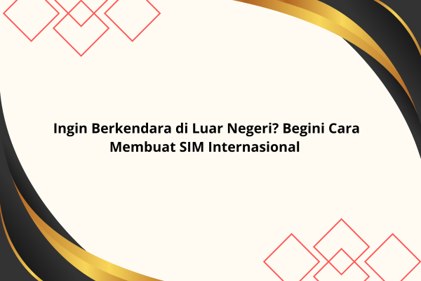 Berkendara di Luar Negeri