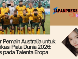 Daftar Pemain Australia untuk Kualifikasi Piala Dunia 2026: Fokus pada Talenta Eropa