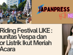 Fun Riding Festival LIKE : Komunitas Vespa dan Motor Listrik Ikut Meriah kan Acara