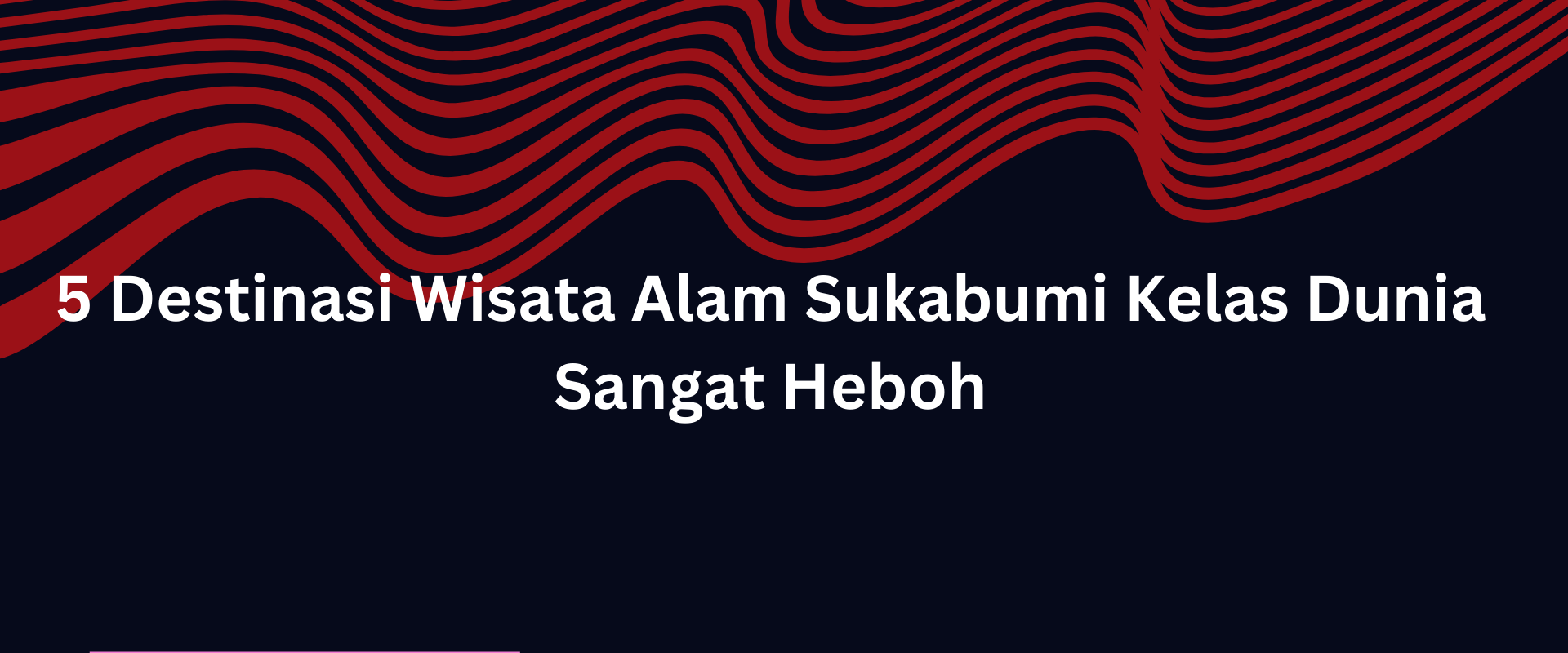 Wisata Alam Sukabumi