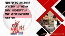 Pesan Penting Erick Thohir Untuk Shin Tae-yong Dan Timnas Indonesia Tetap Fokus Ke Kualifikasi Piala Dunia 2026