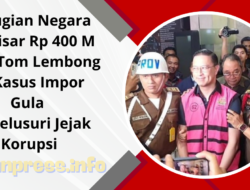 Kerugian Negara Berkisar Rp 400 M Oleh Tom Lembong Di Kasus Impor Gula Menelusuri Jejak Korupsi